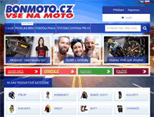 Tablet Screenshot of bonmoto.cz